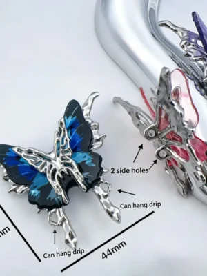 Symmetrical hollowed-out butterfly size