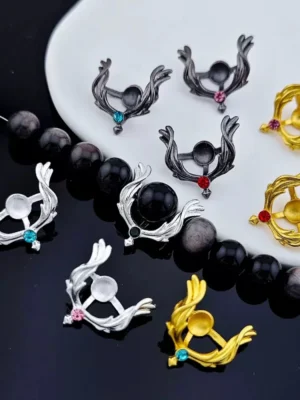 Angel Wing Bead Frames for DIY Jewelry Making