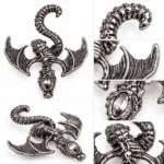 10PCS Antique Winged Dragon for Beadable Pens & DIY Crafts
