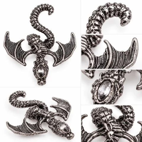 Antique Winged Dragon Details
