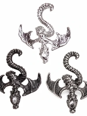 10PCS Antique Winged Dragon for Beadable Pens & DIY Crafts