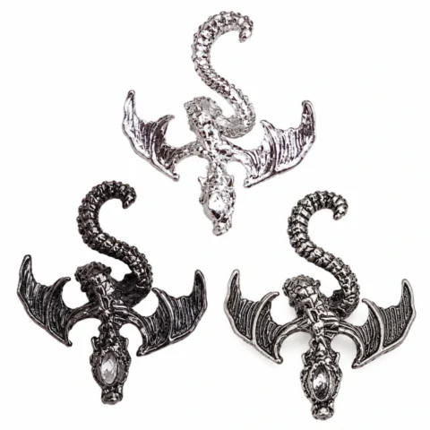 10PCS Antique Winged Dragon for Beadable Pens & DIY Crafts