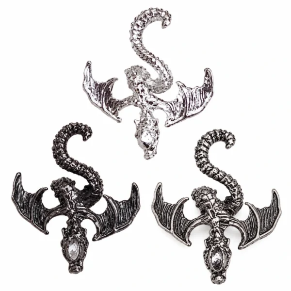 10PCS Antique Winged Dragon for Beadable Pens & DIY Crafts