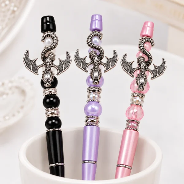 10PCS Antique Winged Dragon for Beadable Pens & DIY Crafts