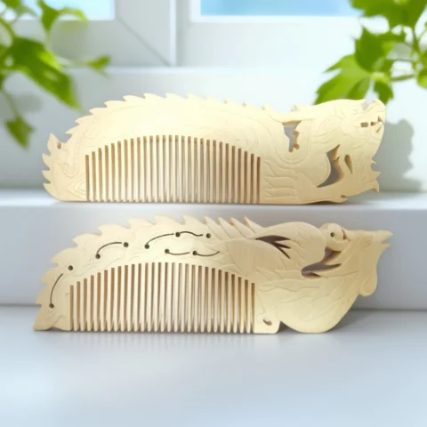 Natural Boxwood Hair Comb
