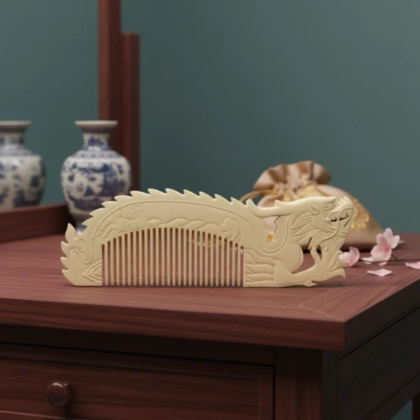 Natural Boxwood Hair Comb