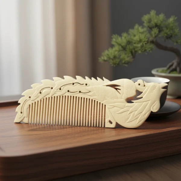 Natural Boxwood Hair Comb
