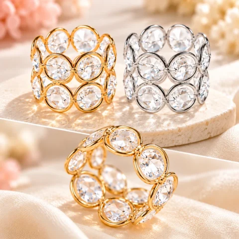 Crystal Decorative Ring Details
