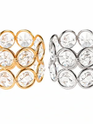 1PCS Crystal Decorative Ring – for Crafts & Home Decor