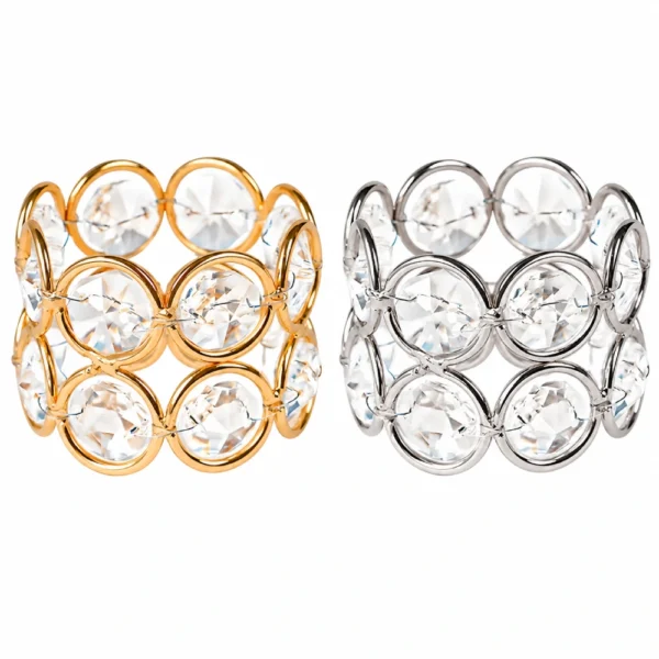 1PCS Crystal Decorative Ring –  for Crafts & Home Decor