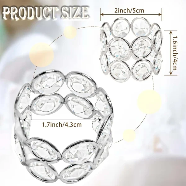 Crystal Decorative Ring –  for Crafts & Home Decor