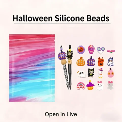 Halloween Silicone Beads for Pens