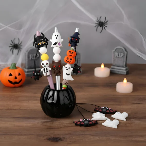 Halloween Silicone Beads for Pens