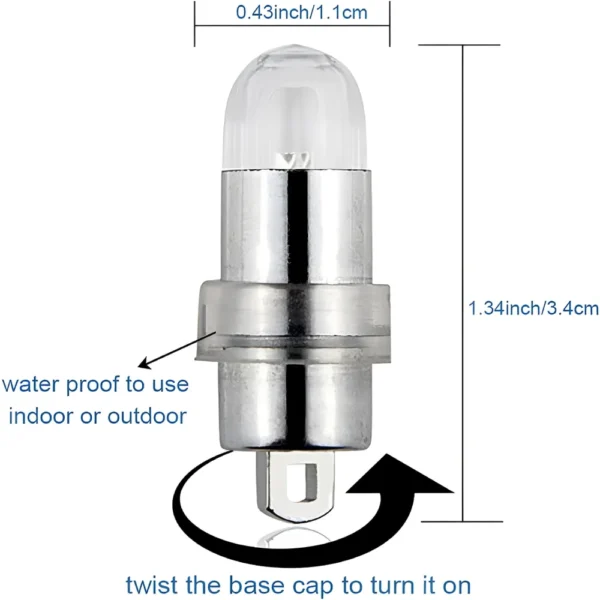 Non-Blinking LED Lights for Holiday & Party Decorations
