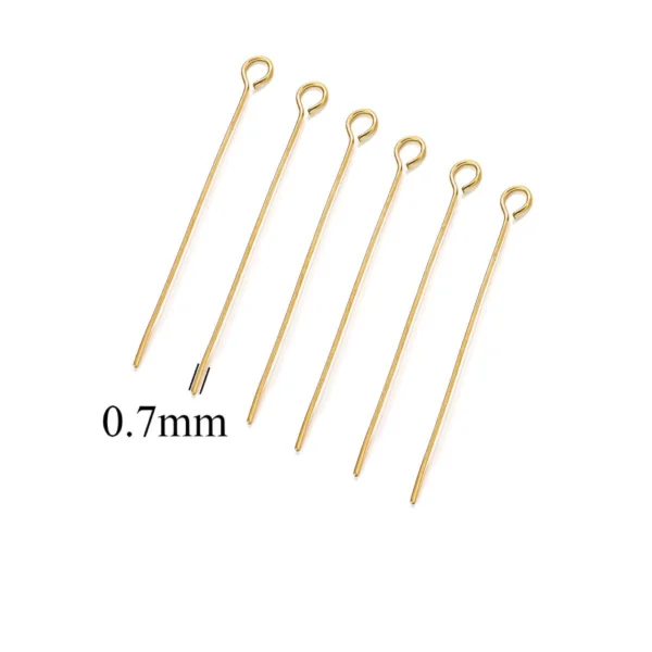 Stainless Steel Open Eye Pins for Jewelry Making