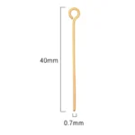 Stainless Steel Open Eye Pins for Jewelry Making