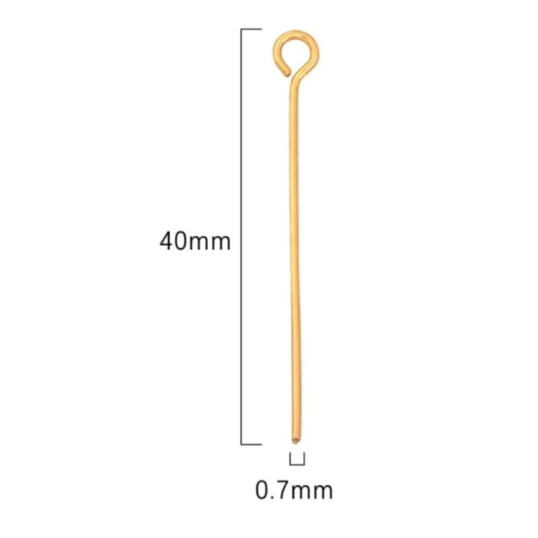 Stainless Steel Open Eye Pins for Jewelry Making
