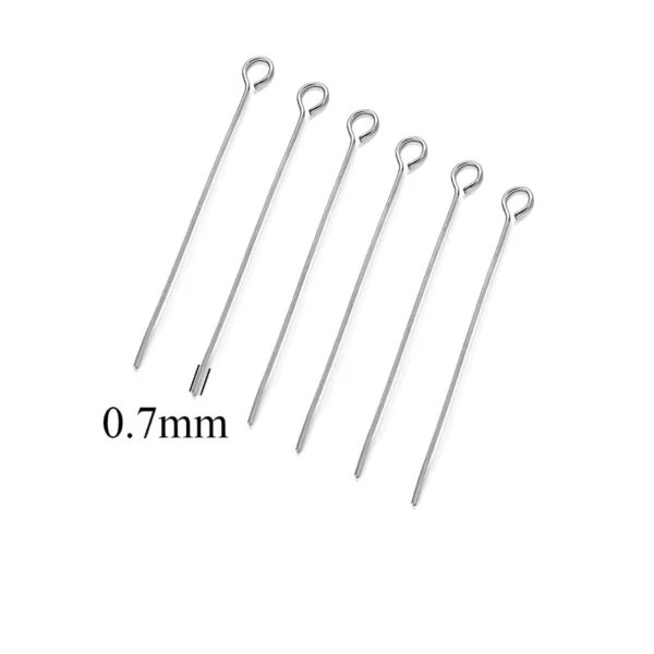 Stainless Steel Open Eye Pins for Jewelry Making