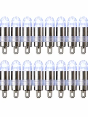 20PCS Non-Blinking LED Lights for Holiday & Party Decorations