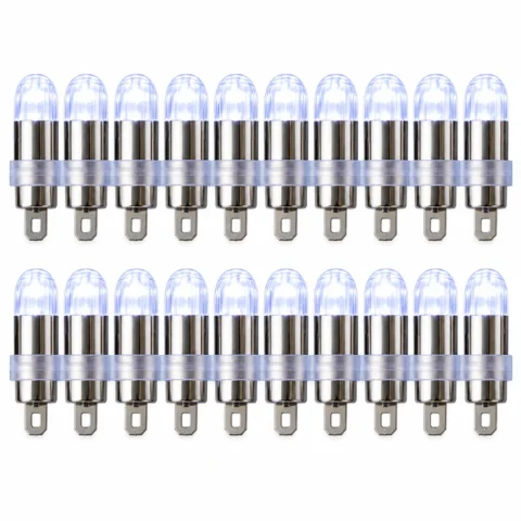 20PCS Non-Blinking LED Lights for Holiday & Party Decorations