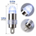 20PCS Non-Blinking LED Lights for Holiday & Party Decorations