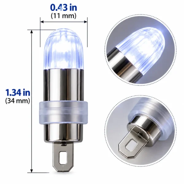 20PCS Non-Blinking LED Lights for Holiday & Party Decorations