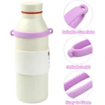 Portable Water Cup Hanging Rope Loop Silicone Ring