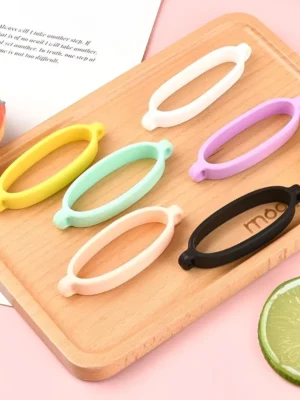 Portable Water Cup Hanging Rope Loop Silicone Ring
