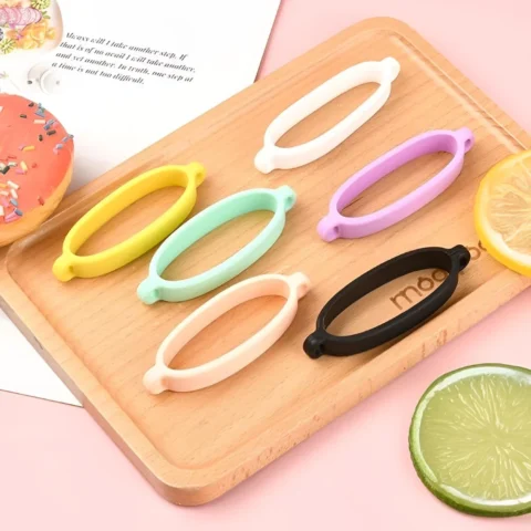 Portable Water Cup Hanging Rope Loop Silicone Ring