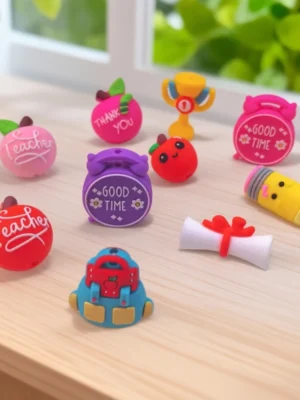 Teacher Theme Focal Beads