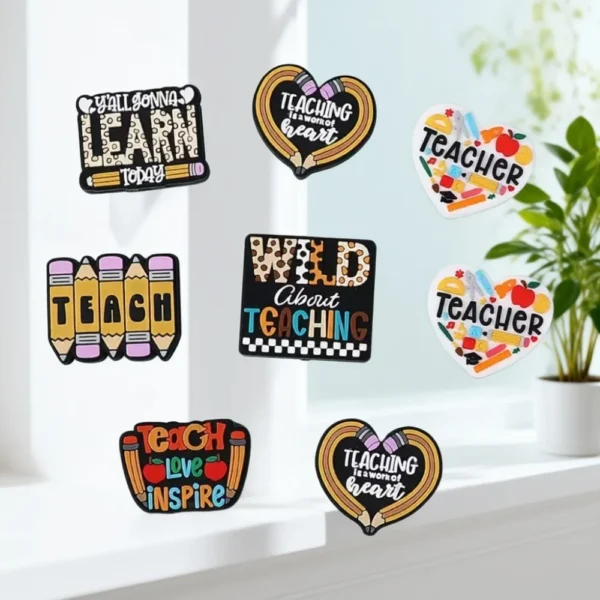 Teacher Theme Focal Beads