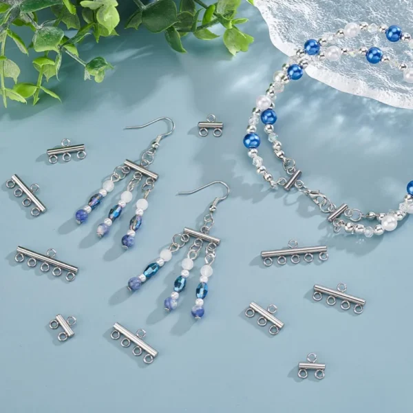 10 PCS 304 Stainless Steel Multi-Loop Connectors – 2/3/4/5 Loops