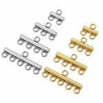 10 PCS 304 Stainless Steel Multi-Loop Connectors – 2/3/4/5 Loops