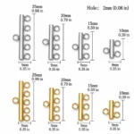 10 PCS 304 Stainless Steel Multi-Loop Connectors – 2/3/4/5 Loops
