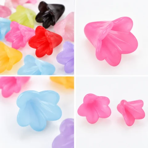 Acrylic Flower Beads Details