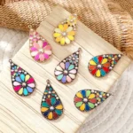 Flower Pendant Charm – DIY Jewelry Making Accessory