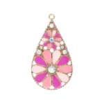 Flower Pendant Charm – DIY Jewelry Making Accessory