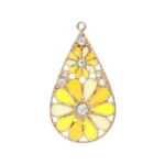 Flower Pendant Charm – DIY Jewelry Making Accessory