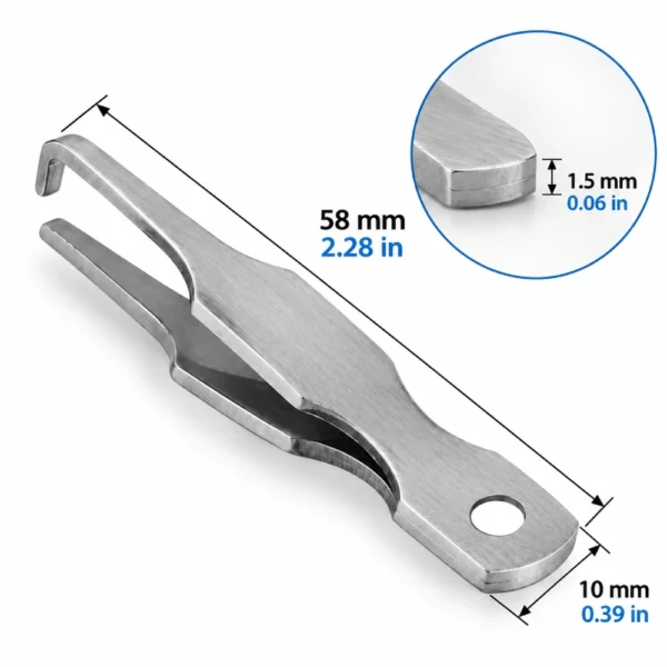 Stainless Steel Split Ring Opener – Jewelry Making Tool