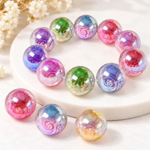 16mm Resin Rose Beads Use