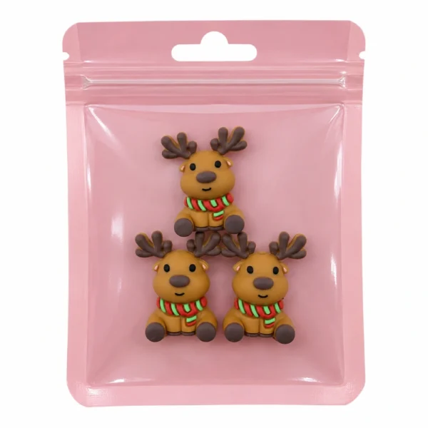 Flash Sale – 3 PCS Christmas Silicone Beads – Live Claim
