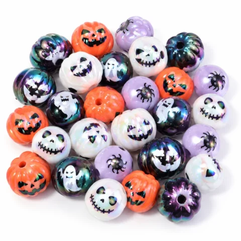 180 PCS Halloween Acrylic Beads