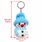 Handmade Crochet Christmas Ornaments & Keychains – 3 Styles