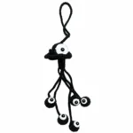 Handmade Crochet Eyeball Hanging Charm