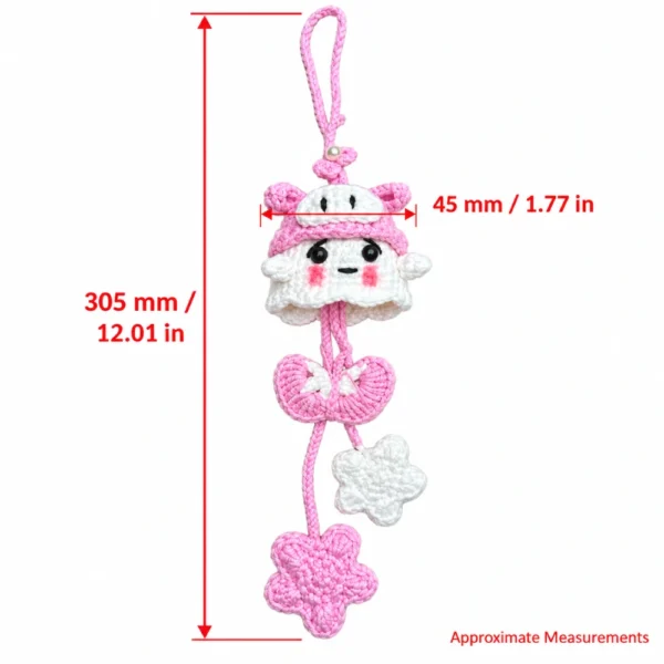Handmade Crochet Hanging Charms – 4 Cute Styles
